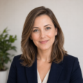 Portrait of Anna Kowalska, fictional consumer finance editor